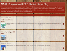 Tablet Screenshot of aia-ckc-leedhabitathome.blogspot.com