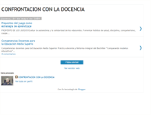Tablet Screenshot of confrontacionendocencia.blogspot.com