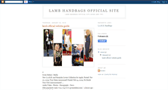 Desktop Screenshot of lambhandbagsofficialsite.blogspot.com