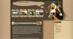 Desktop Screenshot of basictrainingforyourdog.blogspot.com