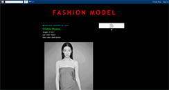 Desktop Screenshot of fashionmodel2011.blogspot.com