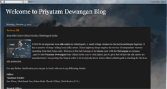 Desktop Screenshot of pritamdewangan.blogspot.com