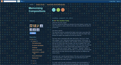 Desktop Screenshot of memorizingcomp.blogspot.com