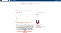 Desktop Screenshot of bulldrhumanitude.blogspot.com