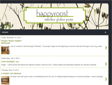 Tablet Screenshot of happyroost.blogspot.com