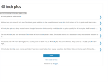 Tablet Screenshot of 40-inch-plus.blogspot.com