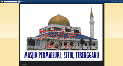 Desktop Screenshot of masjidpermaisuri.blogspot.com