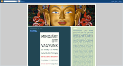 Desktop Screenshot of mindjartottvagyunk.blogspot.com