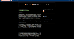 Desktop Screenshot of agentorangefootball.blogspot.com