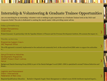 Tablet Screenshot of internshipopportunitiesinkenya.blogspot.com