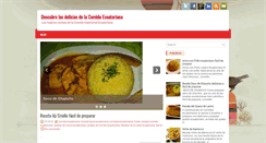 Desktop Screenshot of comidasecuatorianas.blogspot.com