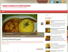 Tablet Screenshot of comidasecuatorianas.blogspot.com