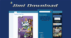 Desktop Screenshot of jimidownload.blogspot.com