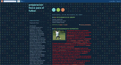 Desktop Screenshot of preparacionfisicaparaelfutbol.blogspot.com