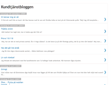 Tablet Screenshot of kundtjanstbloggen.blogspot.com