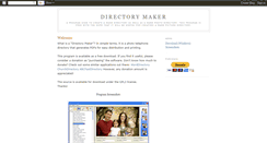 Desktop Screenshot of directorymaker.blogspot.com