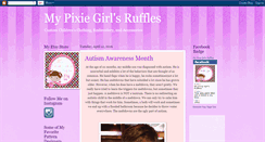 Desktop Screenshot of mypixiegirlsruffles.blogspot.com