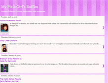 Tablet Screenshot of mypixiegirlsruffles.blogspot.com