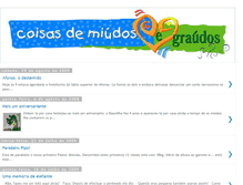 Tablet Screenshot of coisasdemiudosegraudos.blogspot.com