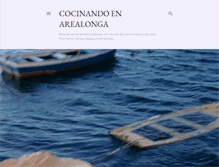 Tablet Screenshot of cocinandoenarealonga.blogspot.com
