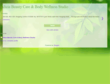 Tablet Screenshot of alicia-beautycare.blogspot.com