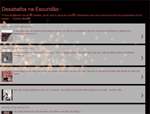 Tablet Screenshot of desabafosnaescuridao.blogspot.com