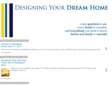 Tablet Screenshot of designingyourdreamhome.blogspot.com