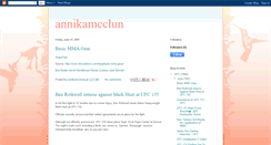 Desktop Screenshot of annikamcclun.blogspot.com