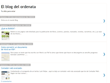 Tablet Screenshot of elblogdelordenata.blogspot.com