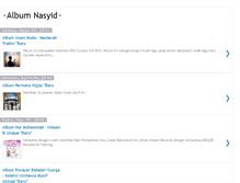 Tablet Screenshot of album-nasyid.blogspot.com