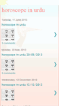 Mobile Screenshot of horoscopeinurduo.blogspot.com