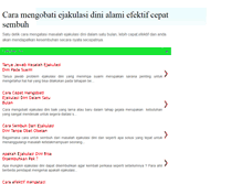 Tablet Screenshot of caramengobatiejakulasidinialami.blogspot.com