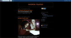 Desktop Screenshot of inversoteatro.blogspot.com
