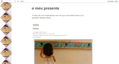 Desktop Screenshot of omeupresente.blogspot.com