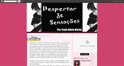 Desktop Screenshot of despertardesensacoes.blogspot.com