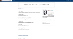 Desktop Screenshot of jbonnerresume.blogspot.com