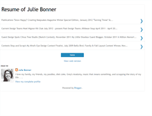 Tablet Screenshot of jbonnerresume.blogspot.com