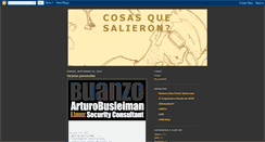 Desktop Screenshot of cosasquesalieron.blogspot.com