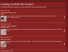 Tablet Screenshot of catchingupwithcrosbys.blogspot.com