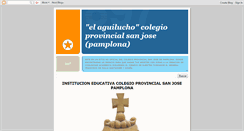 Desktop Screenshot of colegioprovincialelaguilucho.blogspot.com