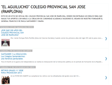 Tablet Screenshot of colegioprovincialelaguilucho.blogspot.com