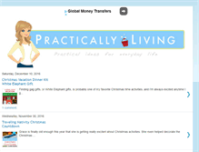 Tablet Screenshot of livingpractically.blogspot.com