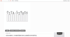Desktop Screenshot of cita-livros.blogspot.com