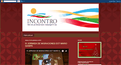 Desktop Screenshot of incontroitaloargentinas.blogspot.com