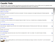 Tablet Screenshot of causticyoda.blogspot.com