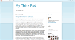 Desktop Screenshot of my-think-pad.blogspot.com