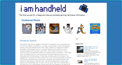 Desktop Screenshot of iamhandheld.blogspot.com