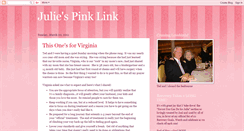 Desktop Screenshot of juliespinklink.blogspot.com