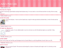 Tablet Screenshot of juliespinklink.blogspot.com