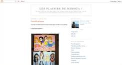 Desktop Screenshot of lesplaisirsdemimoza.blogspot.com